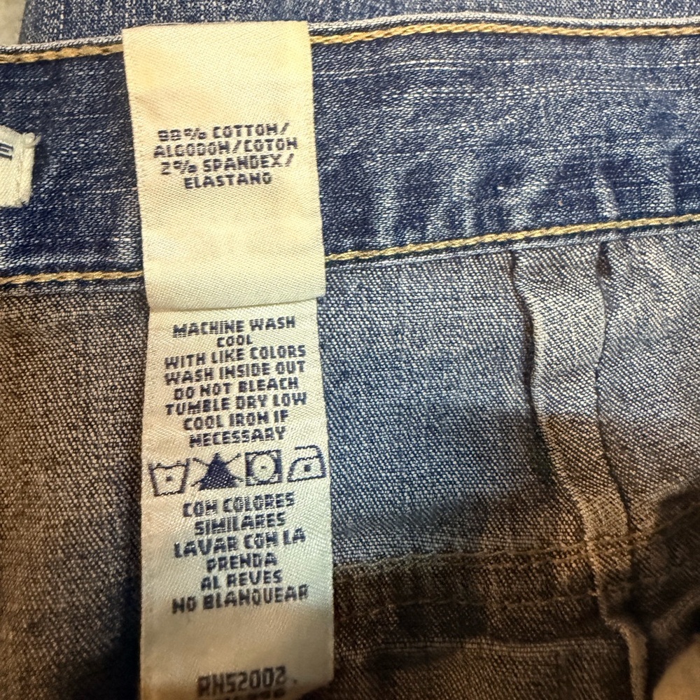 Crazy Horse Liz Claiborne Jeans Women’s Size 14 Blue Stretch Straight Leg Denim - Picture 5 of 9